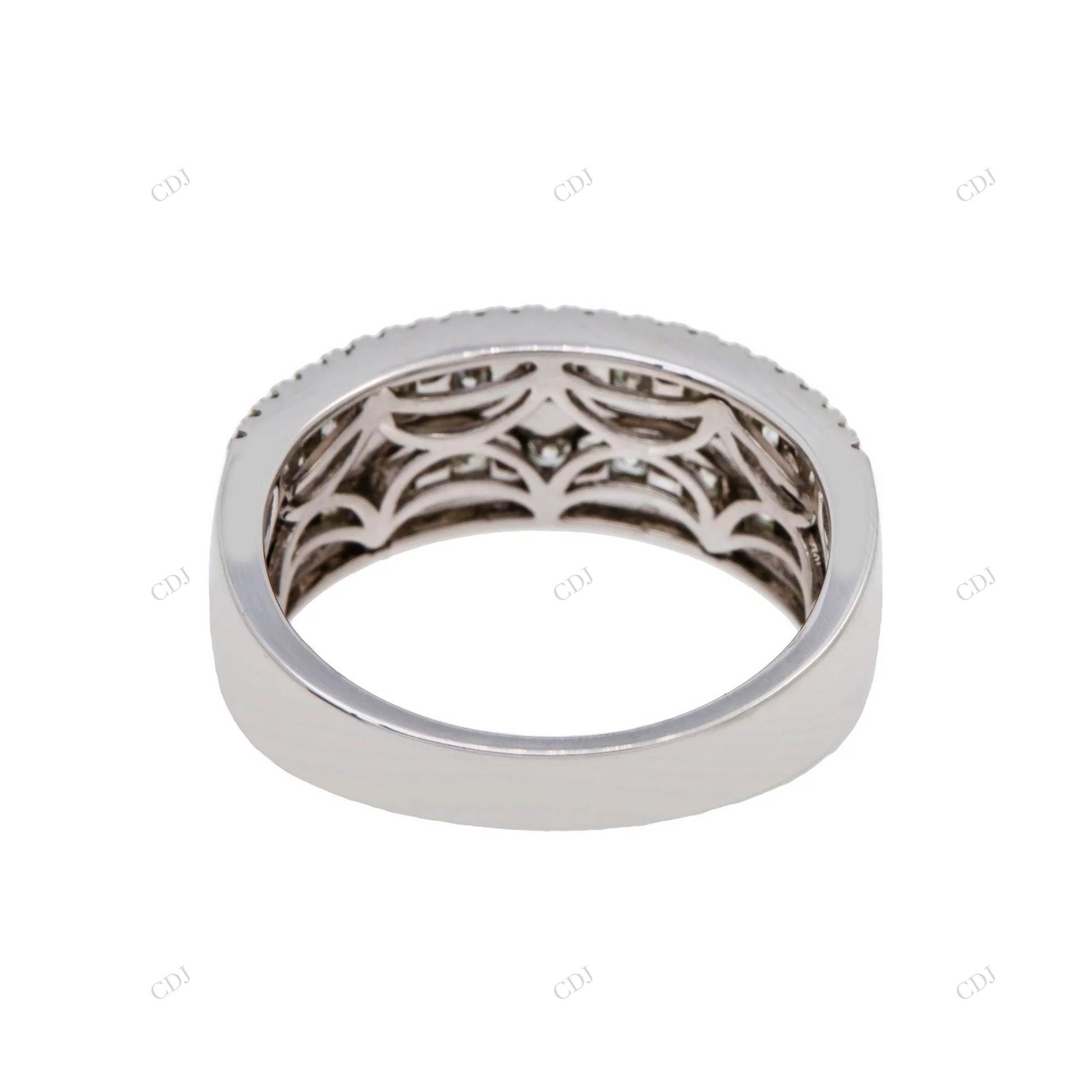 Luxury Moissanite Sterling Silver Multi Row Band hip hop jewelry customdiamjewel