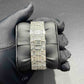 41mm Fully Iced Out Baguette Studded Bust Down AP Moissanite Watch customdiamjewel