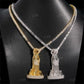Hip Hop Men Jesus Body Diamond Pendant  customdiamjewel   