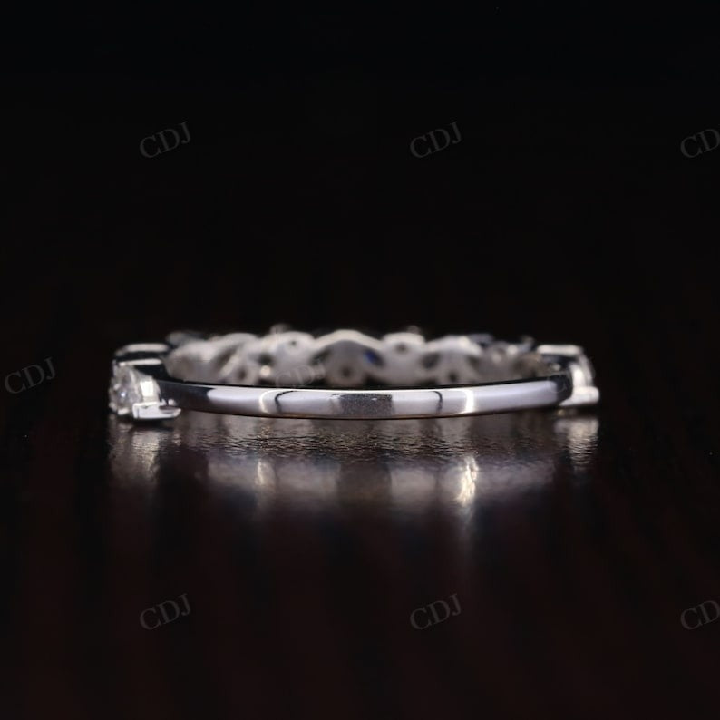 Half Eternity Marquise Round Diamond Band  customdiamjewel   