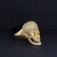 Sterling Silver Moissanite Skull Ring Hip Hop Ring customdiamjewel