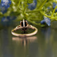 Black Emerald Moissanite Diamond Ring customdiamjewel