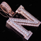 1.5CTW Solid Gold Real Diamond initial 'N' Letter Pendant CustomDiamJewel