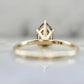 Canary Yellow Pear Cut Moissanite Bridal Ring customdiamjewel