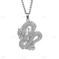 Gold Plated Moissanite Diamond Snake Pendant hip hop jewelry CustomDiamJewel