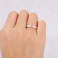 2.20mm Solid 14k White Gold Matte Finish Wedding Band  customdiamjewel   