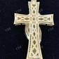 Round Diamond Cross Crucifix Pendant  customdiamjewel   