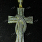 Round Diamond Cross Crucifix Pendant  customdiamjewel   