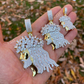 Jesus Piece Baguette Diamond Iced Pendant  customdiamjewel   