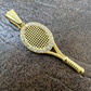 Round Diamond Tennis Racket Pendant  customdiamjewel   