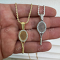 Round Diamond Tennis Racket Pendant  customdiamjewel   