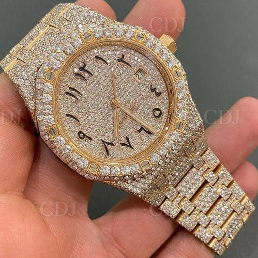 GRA Certified Moissanite AP Watch for Men customdiamjewel