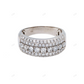 Hip Hop Pave Set Moissanite Wedding Band For Men hip hop jewelry customdiamjewel