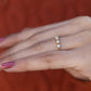 Floating 0.42CTW Round Cut Lab Grown Diamond Eternity Wedding Band  customdiamjewel   