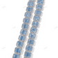 13MM Aquamarine Baguette Diamond Chain hip hop jewelry CustomDiamJewel