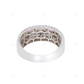 Hip Hop Pave Set Moissanite Wedding Band For Men hip hop jewelry customdiamjewel