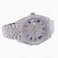 Cross Bezel Rolex Full White Iced Out Hip Hop Watch customdiamjewel