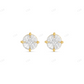 Unique Diamond Earrings with Marquise and Round Cut Diamonds Stud earrings CustomDiamJewel