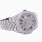 Cross Bezel Rolex Full White Iced Out Hip Hop Watch customdiamjewel