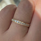 Channel Set Lab Grown Diamond Wedding Band customdiamjewel