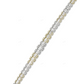 Two Tone VVS Moissanite Tennis Bracelet For Unisex CustomDiamJewel