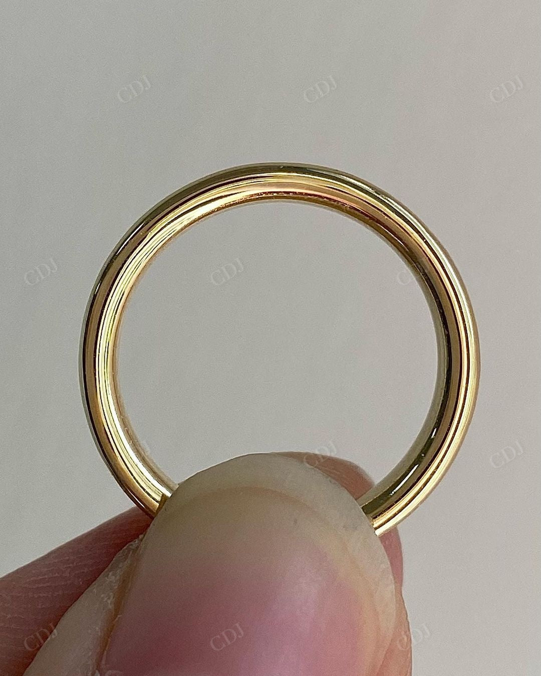 Channel Set Lab Grown Diamond Wedding Band customdiamjewel