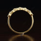 Floating 0.42CTW Round Cut Lab Grown Diamond Eternity Wedding Band  customdiamjewel   