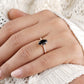 Black Marquise Moissanite Diamond Ring customdiamjewel