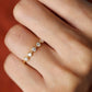 Floating 0.42CTW Round Cut Lab Grown Diamond Eternity Wedding Band  customdiamjewel   