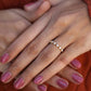 Floating 0.42CTW Round Cut Lab Grown Diamond Eternity Wedding Band  customdiamjewel   