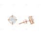 Unique Diamond Earrings with Marquise and Round Cut Diamonds Stud earrings CustomDiamJewel