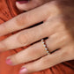 Floating 0.42CTW Round Cut Lab Grown Diamond Eternity Wedding Band  customdiamjewel   