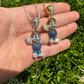 Round Diamond Super Mario Bros Pendant  customdiamjewel   
