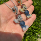 Round Diamond Super Mario Bros Pendant  customdiamjewel   