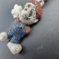 Round Diamond Super Mario Bros Pendant  customdiamjewel   