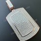 14k Gold Dog Tag Hip Hop Pendant  customdiamjewel   