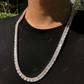 8MM Baguette Diamond Rose Gold Tennis Chain hip hop jewelry CustomDiamJewel