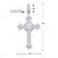Iced Out Baguette Moissanite Diamond Unique Cross Pendant hip hop jewelry CustomDiamJewel