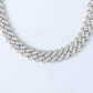 Diamond Prong Set Baguette Fully Iced Cuban Chain For Men  customdiamjewel   