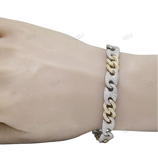 New Style Two Tone Mariner Link Bracelets For Men