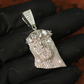 Hip hop Sterling Silver Iced Out Jesus Pendant hip hop jewelry CustomDiamJewel