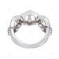 Unique Hip Hop Style Moissanite Silver Link Ring hip hop jewelry customdiamjewel