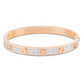 18K Gold Plated Cartier Inspired Bangle Perfect Jewelry Gift for Her CustomDiamJewel