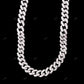 VVS Moissanite 925 Silver Miami Cuban Chain For Unisex CustomDiamJewel