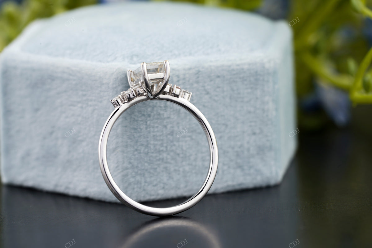 Lab-Grown Diamond Baguette Accent Ring customdiamjewel