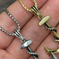 14k Gold Anchor Nautical Navy Pendant  customdiamjewel   