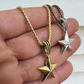 14k Gold star Hip Hop Pendant  customdiamjewel   