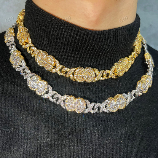 14mm Infinity Link Dollar Sign Hip Hop Chain hip hop jewelry CustomDiamJewel