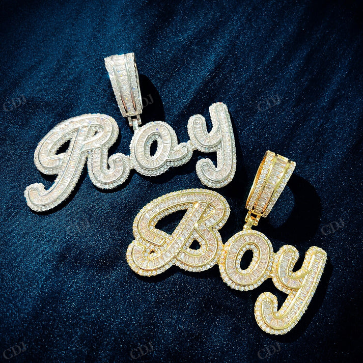 Hip Hop Iced Out RICH Moissanite Diamond Pendant hip hop jewelry CustomDiamJewel