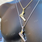 Yellow gold Gun Unique Style Pendant customdiamjewel